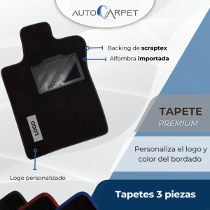 Tapete para carro Alfombra Premium