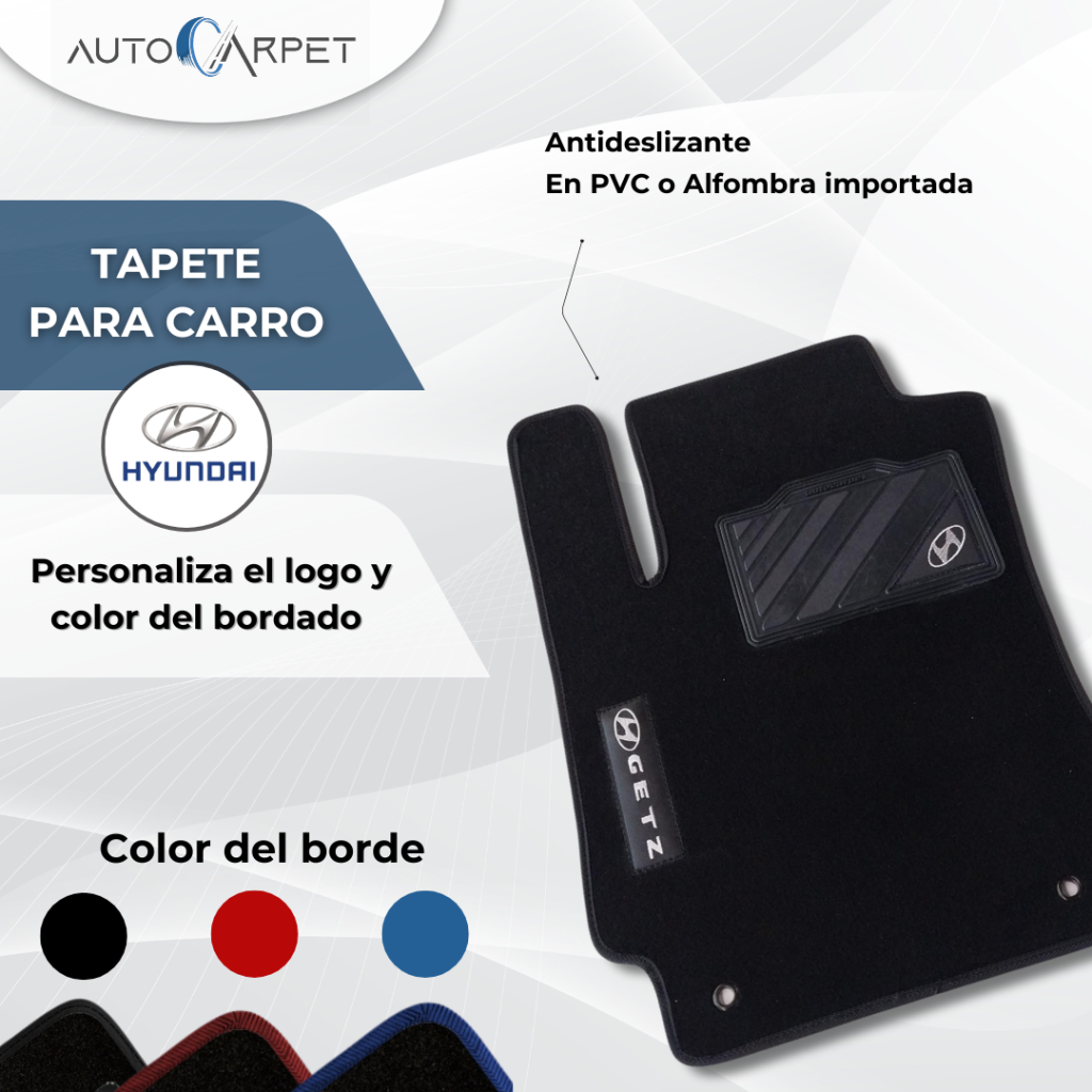 Tapete para carro Hyundai